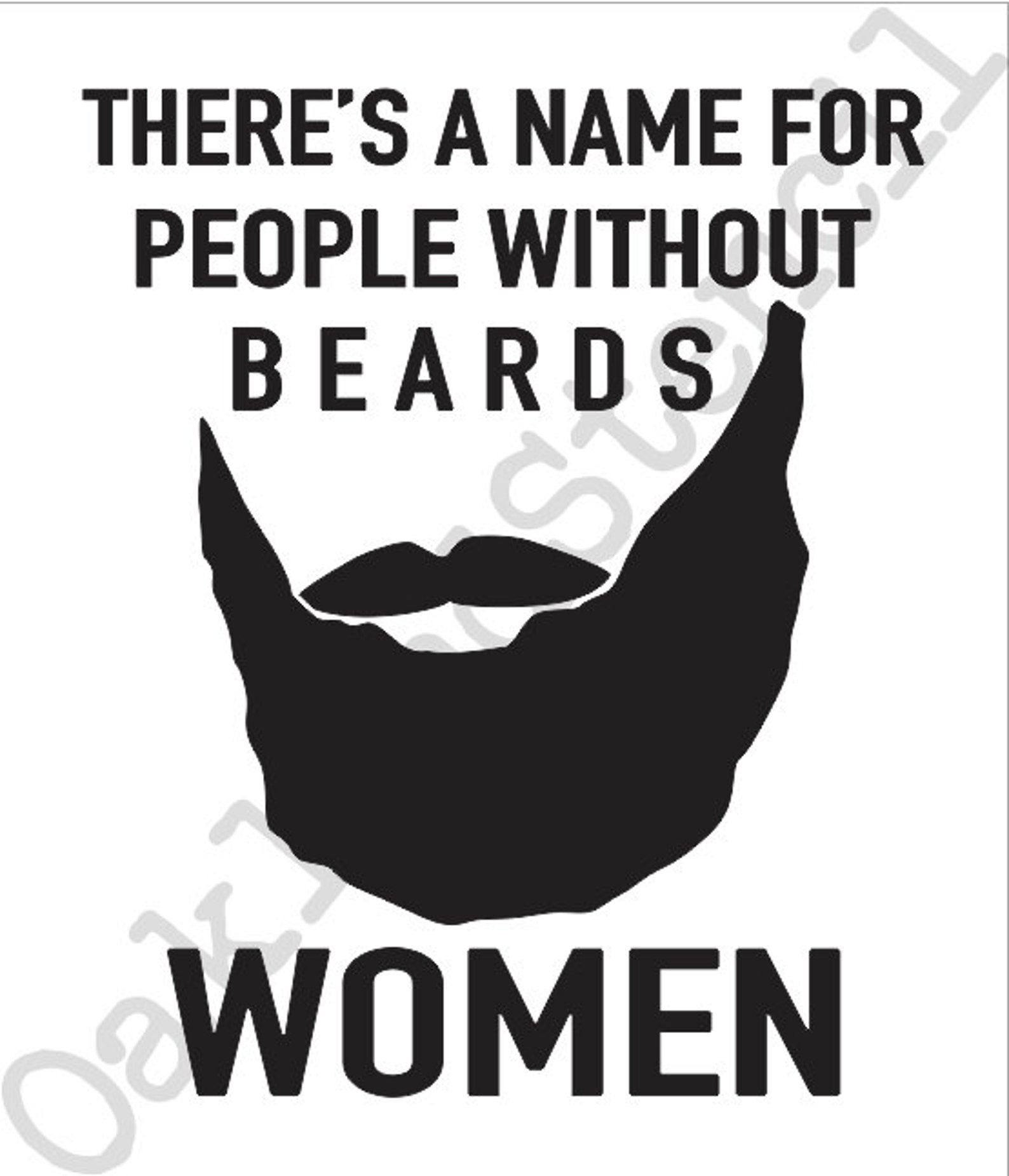 Funny Beard STENCILThere's a name for people without Etsy