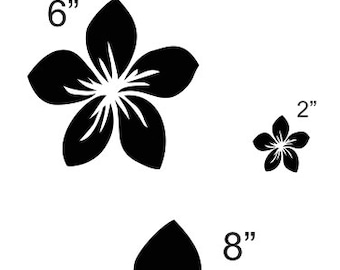 Stencil Plumeria Blossm Bordr 4in - 045285243001