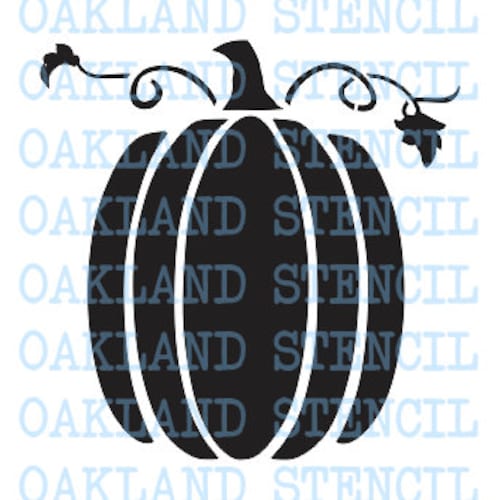 Pumpkin STENCIL Tall 7 Sizes 8 20 for Painting - Etsy