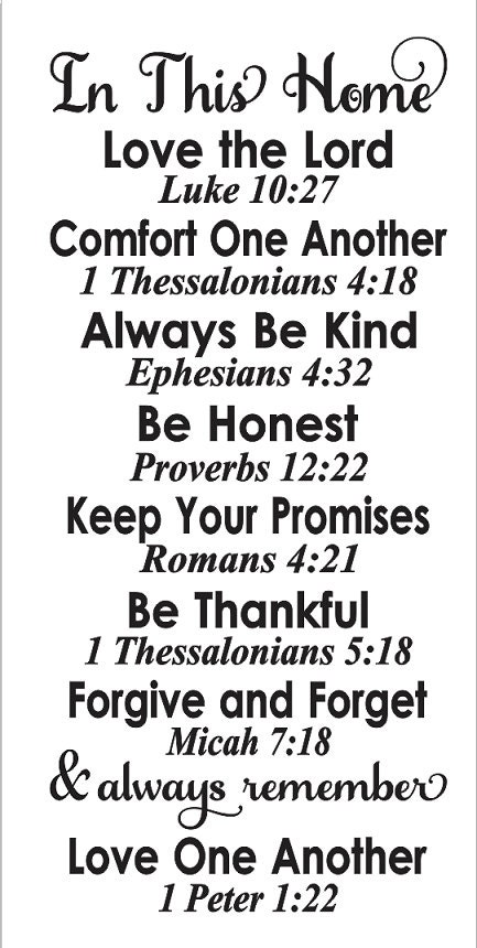 in this home stencil bible verses large 12x24 for etsy