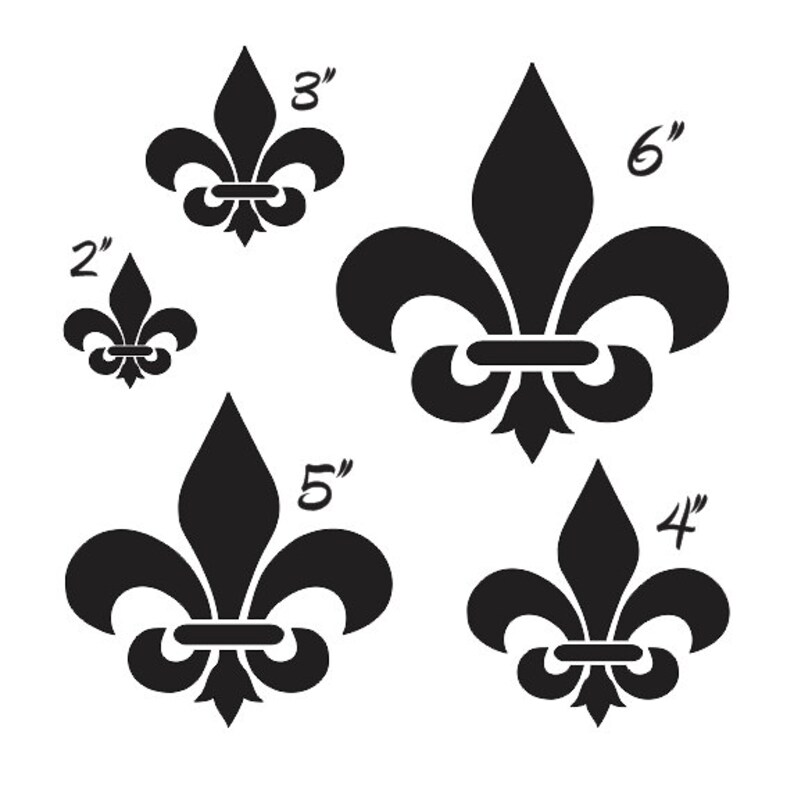 fleur-de-lis-2-stencil-with-5-total-sizes-2-3-etsy