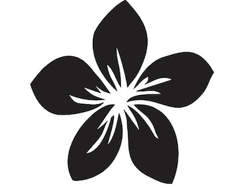 Plumeria Flower #1 STENCIL for Painting Wood Signs Fabric Canvas Walls Furniture Scrapbook Airbrush