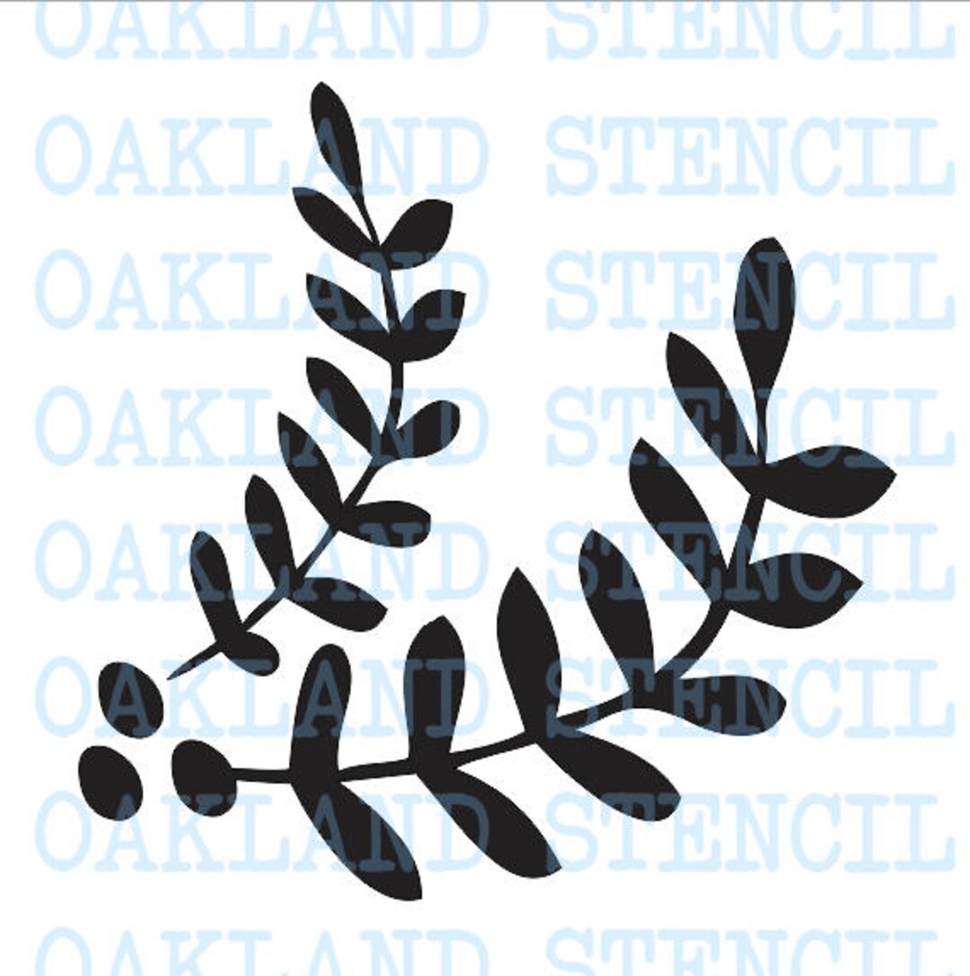Leaves Berries STENCIL 7 Sizes for Painting Signs Christmas Wood Fabric Canvas Scrapbook
