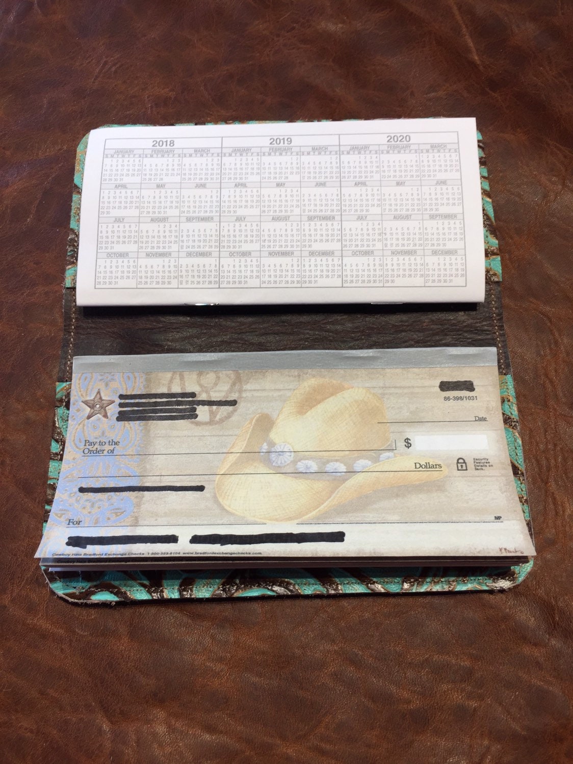 Custom Checkbook Cover FREE SHIPPING