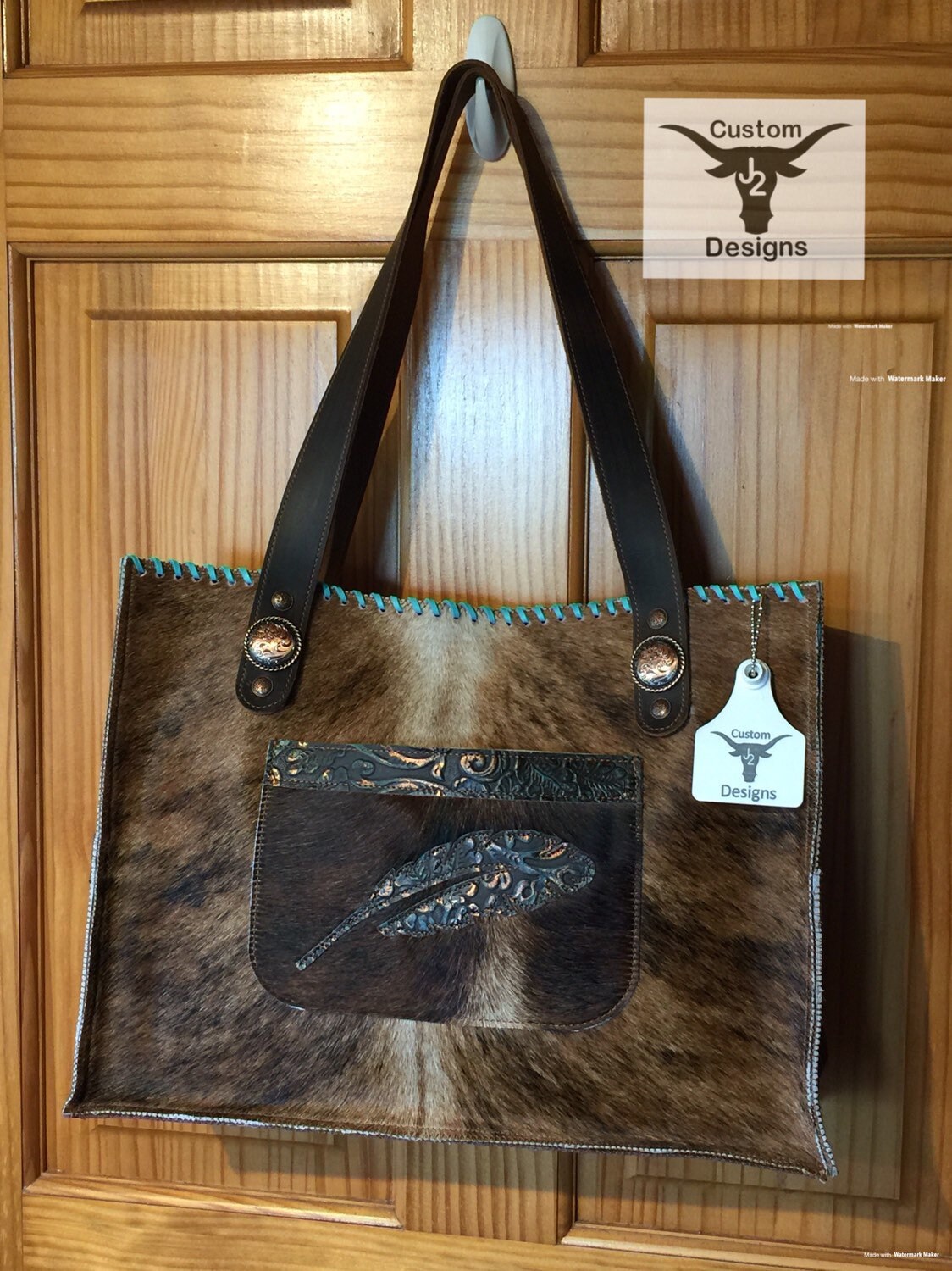 Extra Large Cowhide Tote