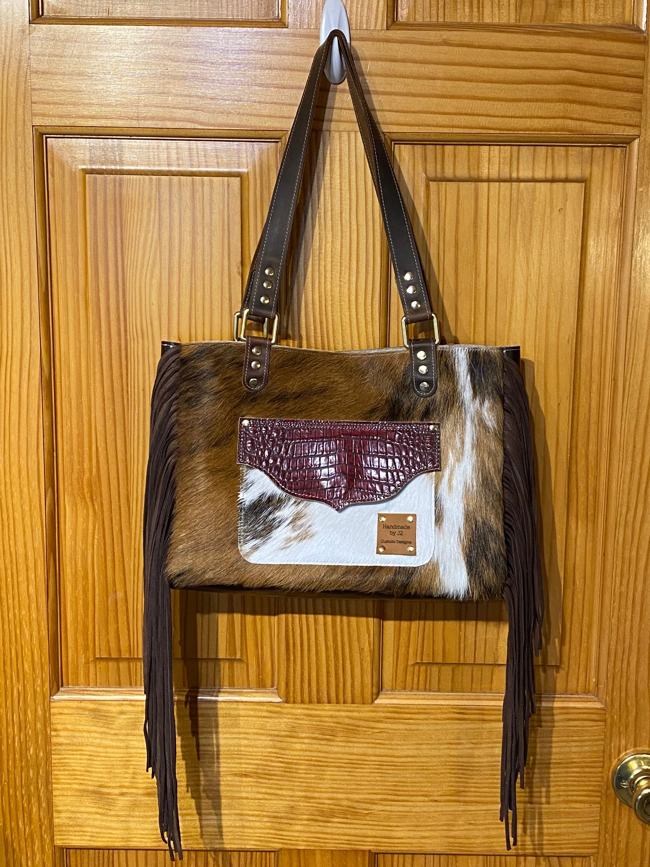 Cowhide Conceal Carry Purse Ready to Ship Free Shipping