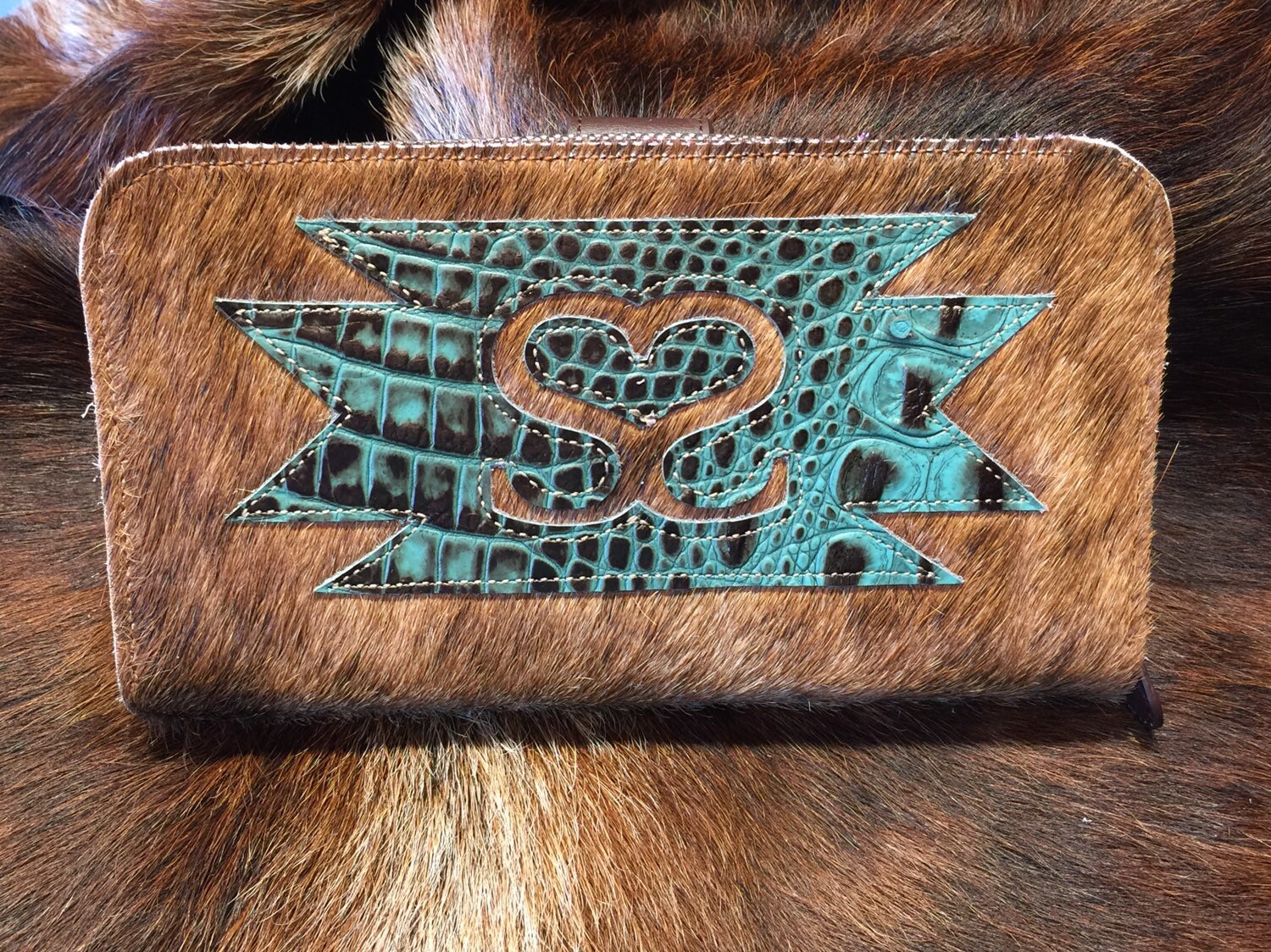 Ladies Custom Cowhide Wallet ENVÍO GRATUITO Etsy