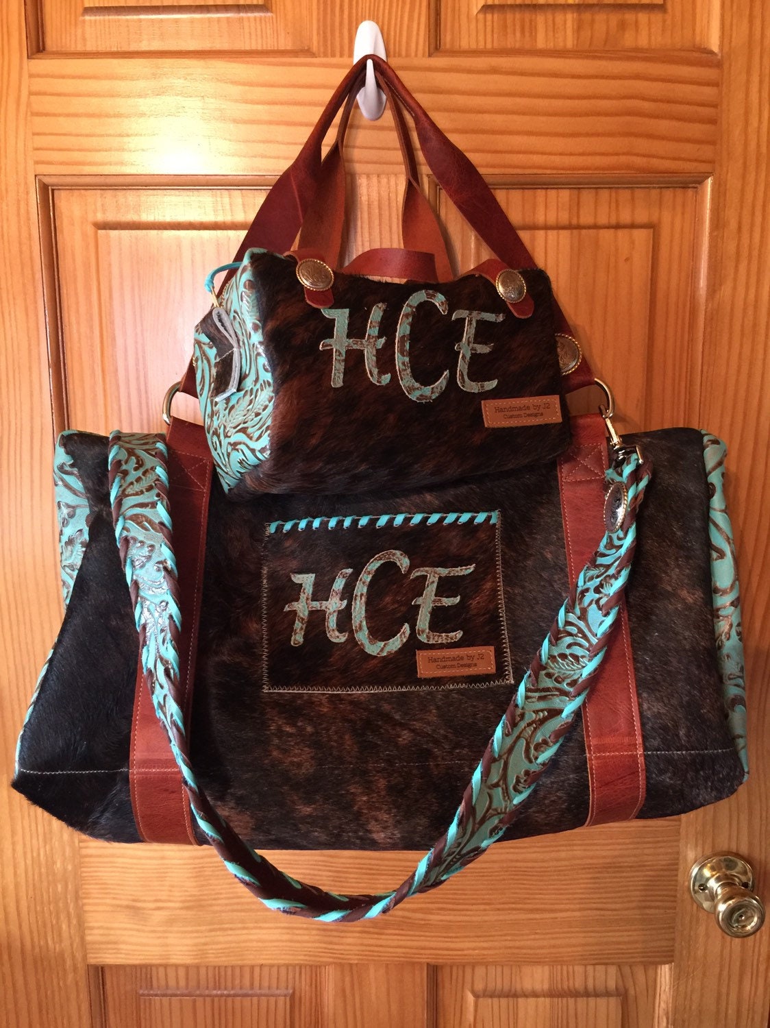 Duffle and Toiletry Bag Set with Extra Shoulder Strap