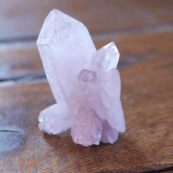 Lavender Amethyst Raw Crystal Point Cluster Formation - Healing Crystals and Stones - Crystal Decor