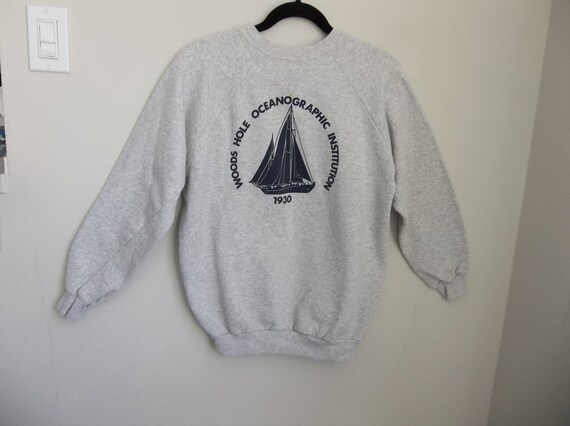 Vintage Sweatshirt Woods Hole Oceanography Instit… - image 2