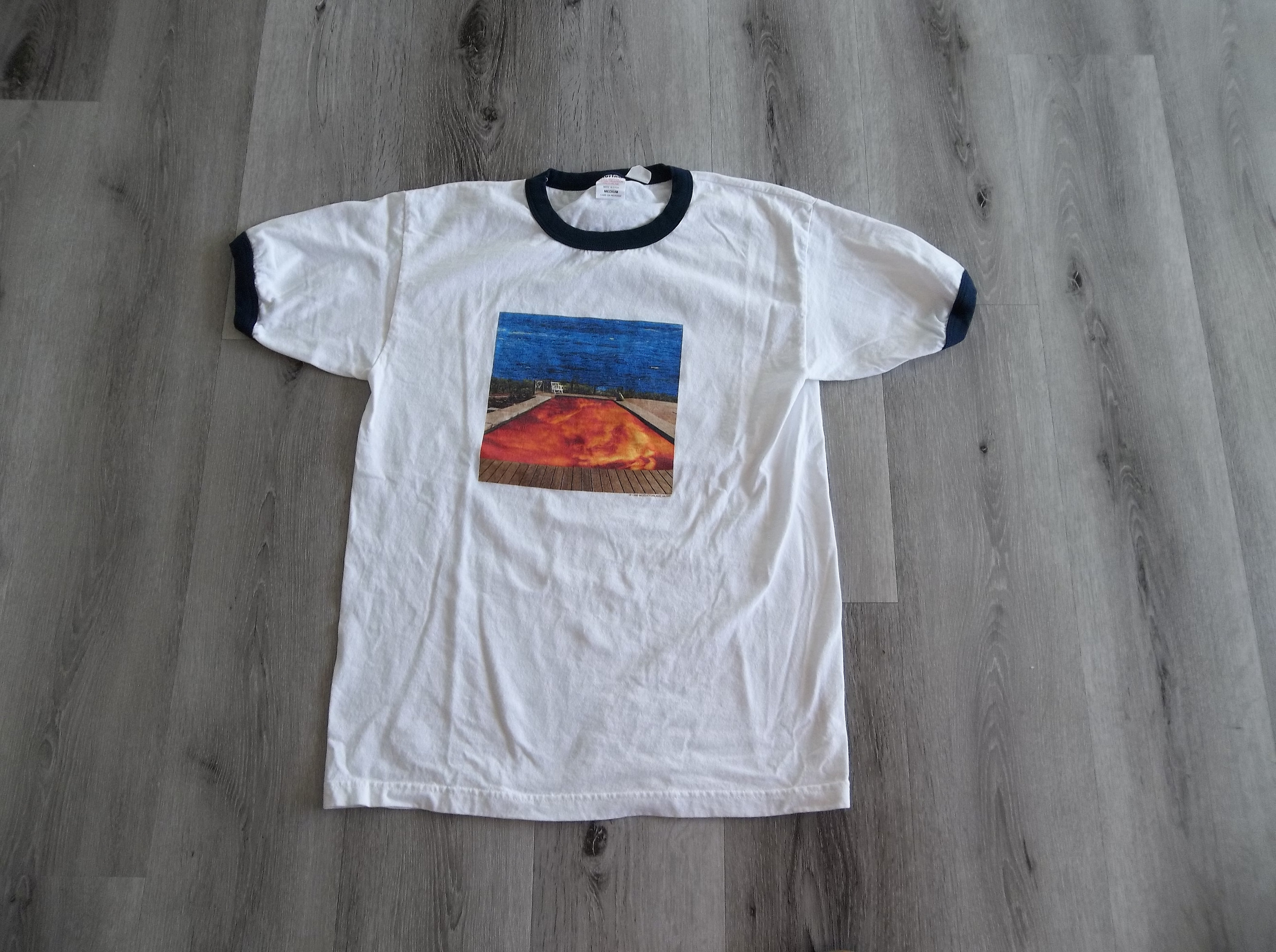 Vintage T-shirt Red Hot Chilli Peppers 1999 1990s Medium Ringer 