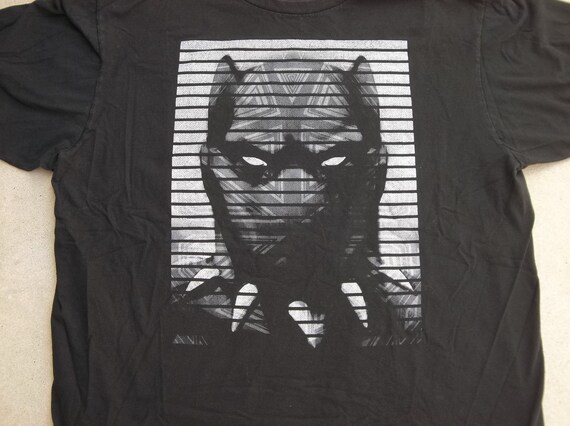 Vintage Black T-Shirt Black Panther Marvel  2000s… - image 3