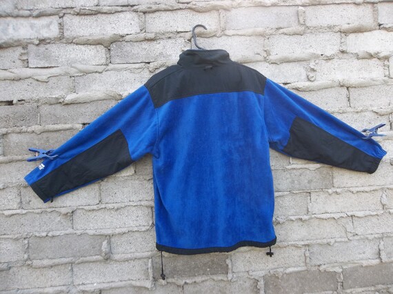Vintage the North Face Fleece Jacket 1990s 80s Medium Bright