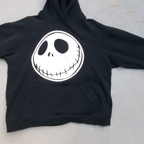 Retro Hoodie Sweatshirt The Nightmare before Christmas 2000s Small Disney Tim shops Burton