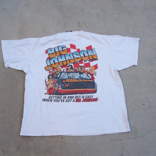 T-shirt Big Johnson - Coton 100%, Unisexe, Tailles S à 3XL, Personnalisable - Neuf Avec étiquettes