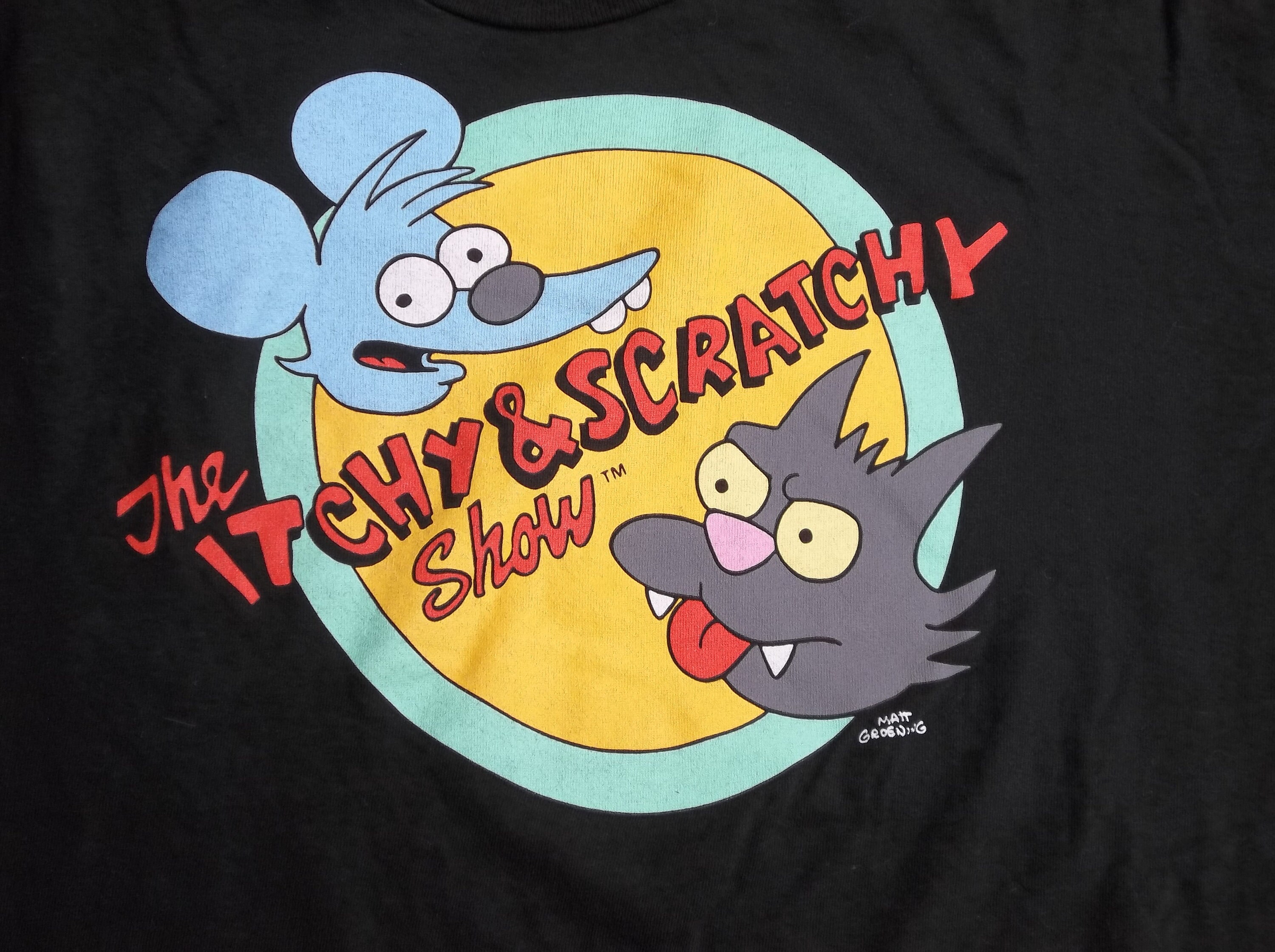 Vintage T-shirt the Itchy & Scratchy Show 2000s XL - Etsy Vintage T-shirt the Itchy & Scratchy Show 2000s XL - Etsy