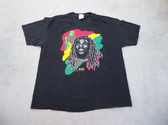 Vintage T-shirt Bob Marley Tribute tee Xl 1990s R… - image 3