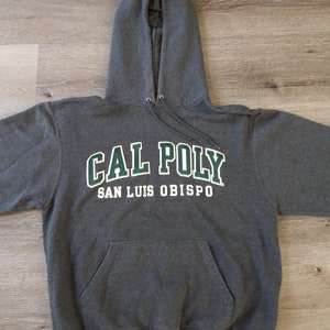 Vintage Sweatshirt Cal Poly San Luis Obispo University 2000s 1990s Hoodie Retro Distressed Preppy Grunge Small Skate Hike Streetwear Casual image 2