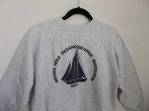 Vintage Sweatshirt Woods Hole Oceanography Instit… - image 5