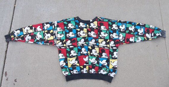 Vintage T-shirt Sweatshirt Mickey Mouse Pop Art Wi