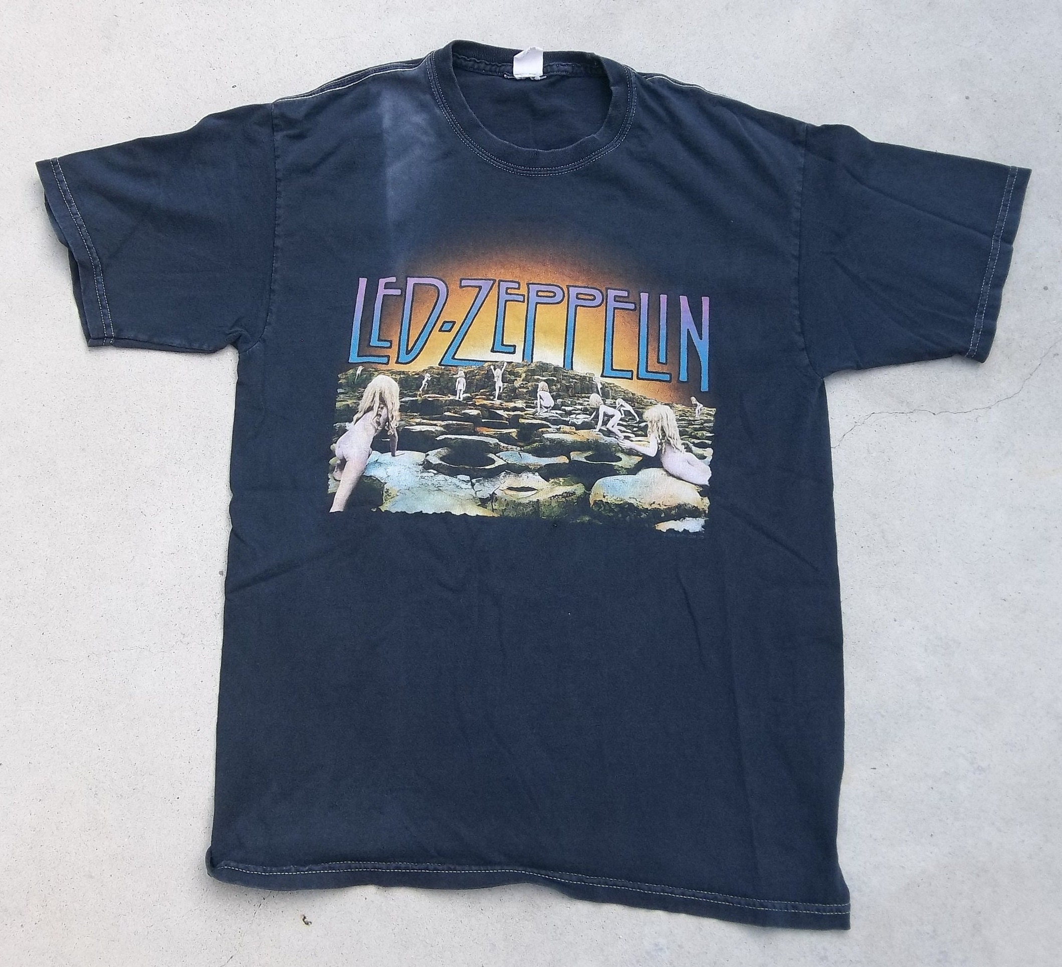 Retro T Shirt Led Zeppelin 2000s Houses 