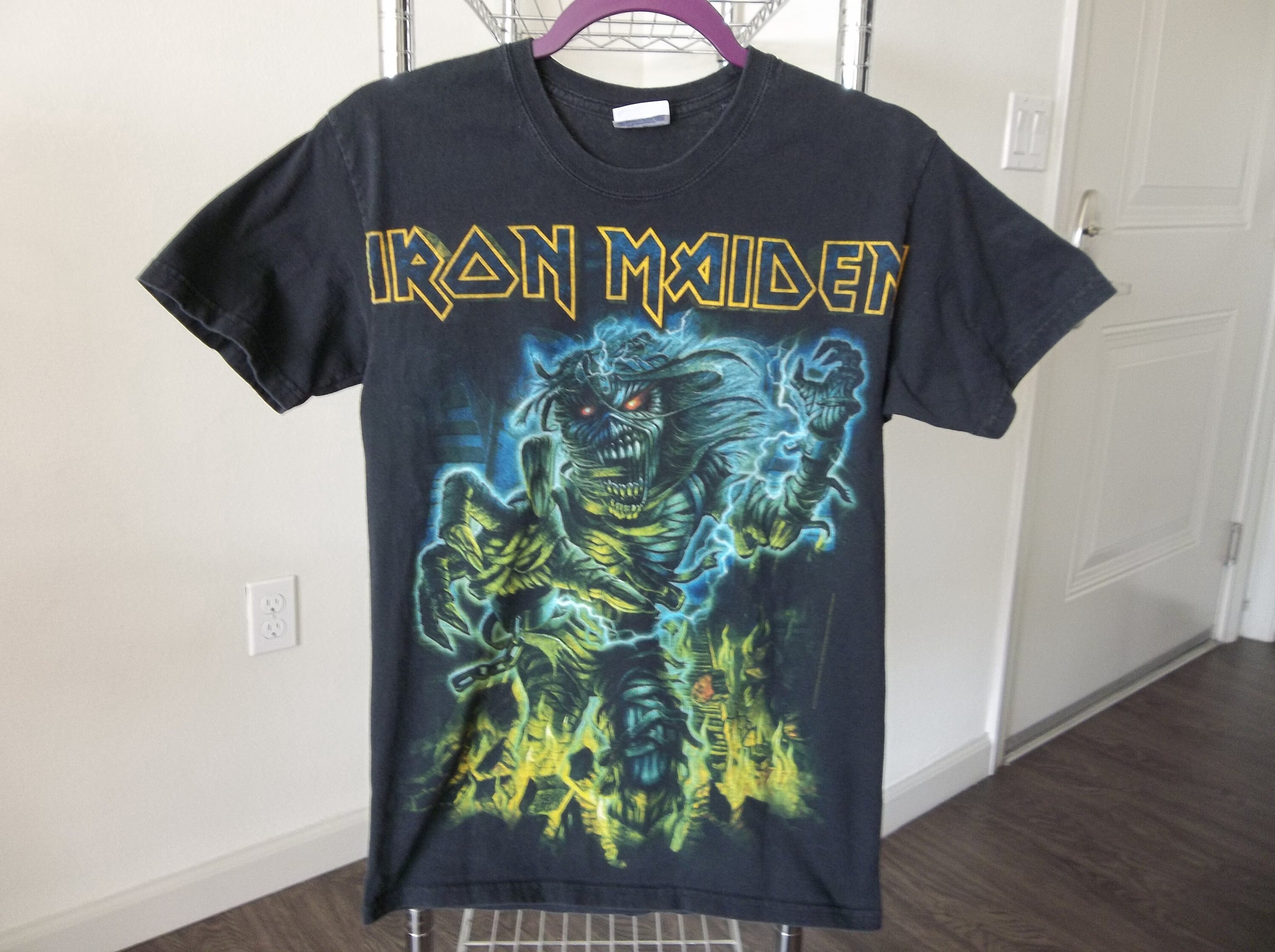 ヴィンテージアイアンメイデンバンドTシャツ'92ツアーTシャツ