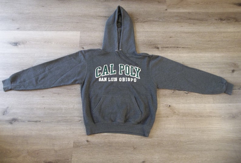 Vintage Sweatshirt Cal Poly San Luis Obispo University 2000s 1990s Hoodie Retro Distressed Preppy Grunge Small Skate Hike Streetwear Casual image 1