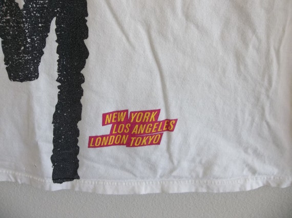 Vintage T-shirt Stussy Large 1990s 2000s New York Los