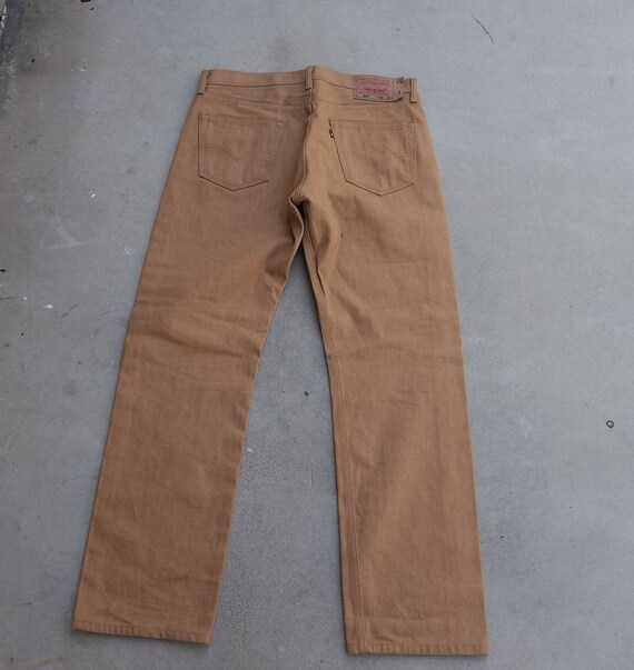 Vintage Levis Jeans 1990s 2000s Y2K 34 x 32 Boyfr… - image 2