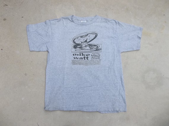 Vintage T-shirt Mike Watt and the Black gang crew… - image 3