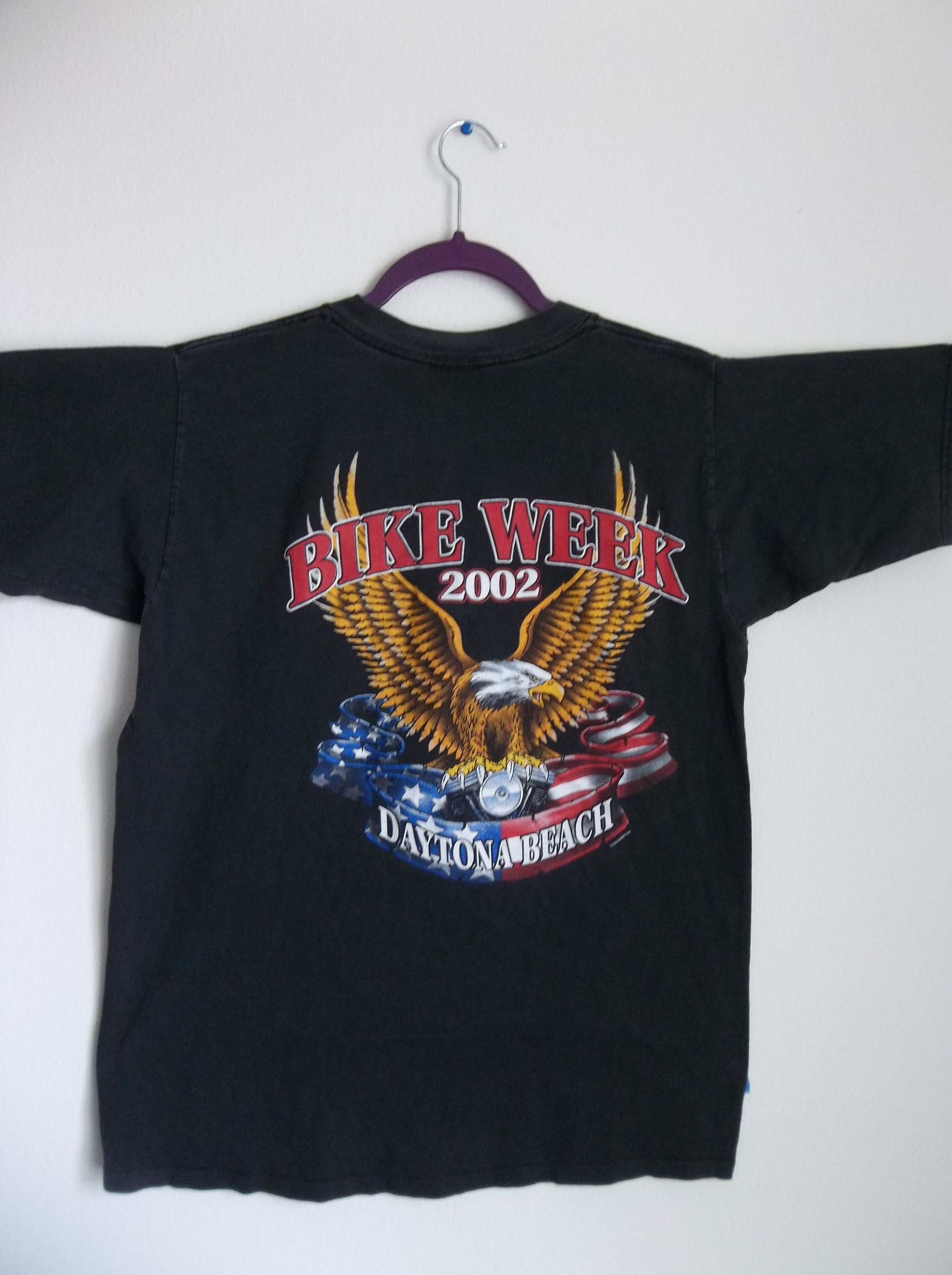 BIKE WEEK '79Tシャツ DAYTNA Vintage T-shirt Bike Week Daytona Beach 2002 Sz Large
