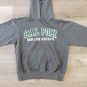 Vintage Sweatshirt Cal Poly San Luis Obispo University 2000s 1990s Hoodie Retro Distressed Preppy Grunge Small Skate Hike Streetwear Casual image 4