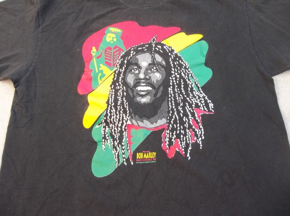 Vintage T-shirt Bob Marley Tribute tee Xl 1990s R… - image 4