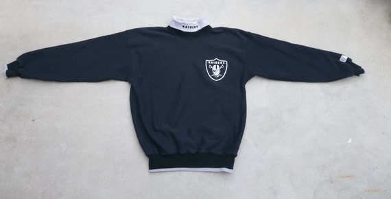 Vintage Sweatshirt Raiders NFL 1990s 2000s  Distr… - image 1