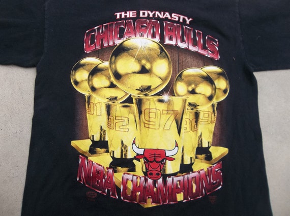 Vintage T-Shirt The Dynasty Chicago Bulls NBA Basketball 1990s ...