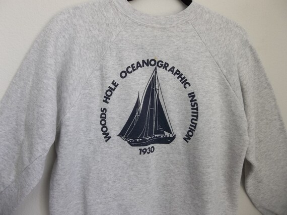 Vintage Sweatshirt Woods Hole Oceanography Instit… - image 4