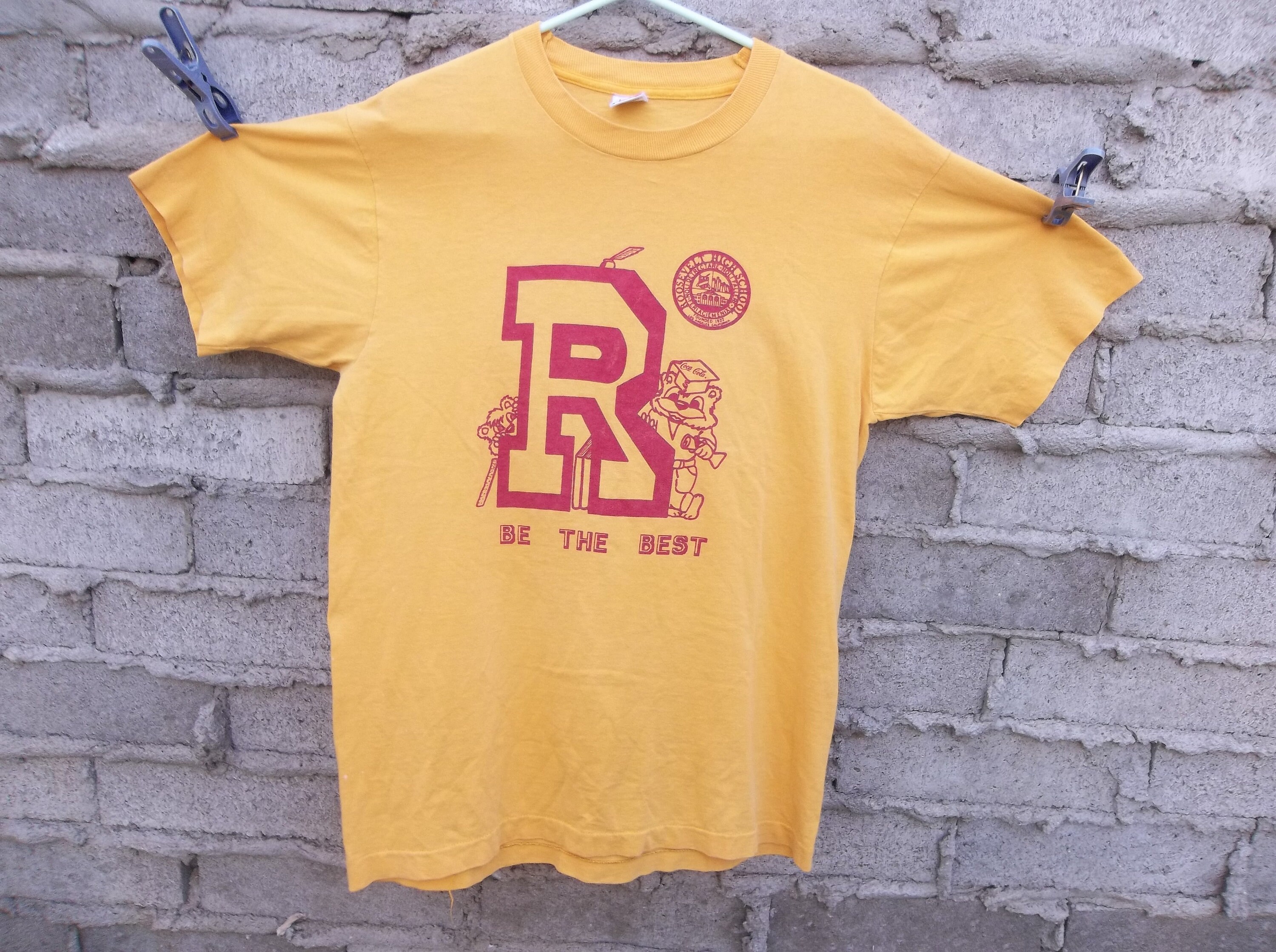 Vintage T-Shirt 1980s Los Angeles Roosevelt High School | Etsy