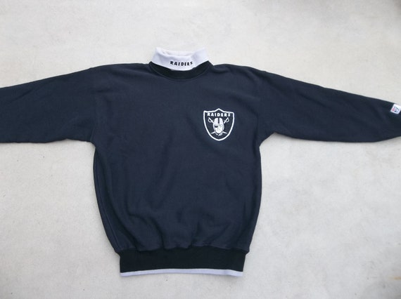 Vintage Sweatshirt Raiders NFL 1990s 2000s  Distr… - image 3