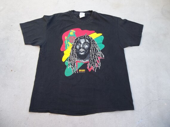 Vintage T-shirt Bob Marley Tribute tee Xl 1990s R… - image 2
