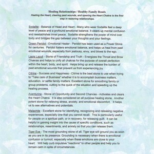 Familia curativa, Curación de pérdidas, Limpiar heridas pasadas, Perdón lleno de oro de 14 quilates, Abre el chakra del corazón, Relación de pareja Curación con cristales imagen 6