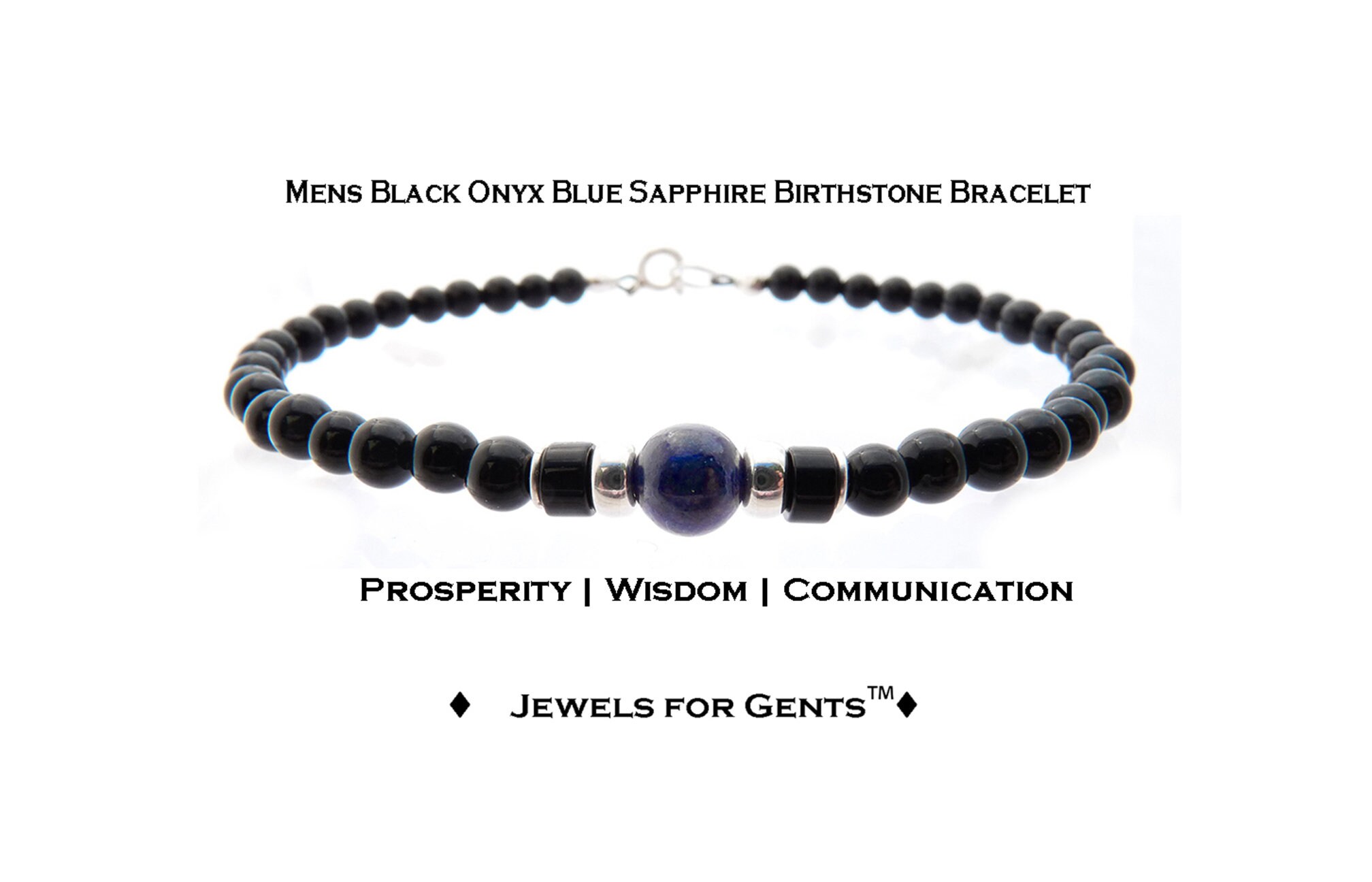 Mens sale birthstone bracelet