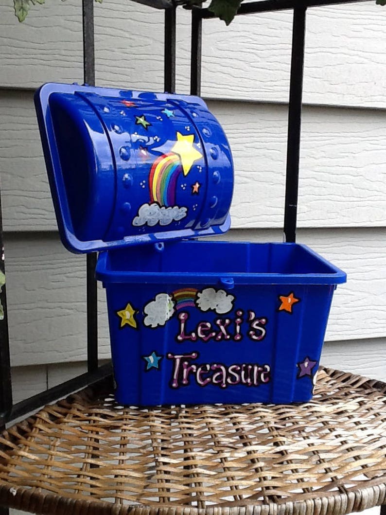 Rainbow Reward Box Rainbow Treasure Chest School Reward Box Etsy