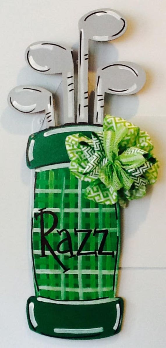 Golf Door Hanger Golf Door Sign Golf Sign Golf Bag Sign Golf Club Sign Golf Club Door Hanger Golf Club Door Sign Sport Bag Sign Etsy