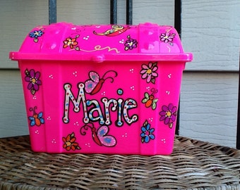 treasure storage box, flower  treasure chest, class reward box, class prize, kids prize box, teacher reward box, school reward box,