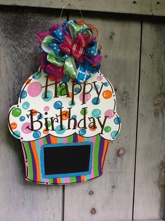 Birthday Door Hanger Birthday Door Sign Birthday Countdown Etsy