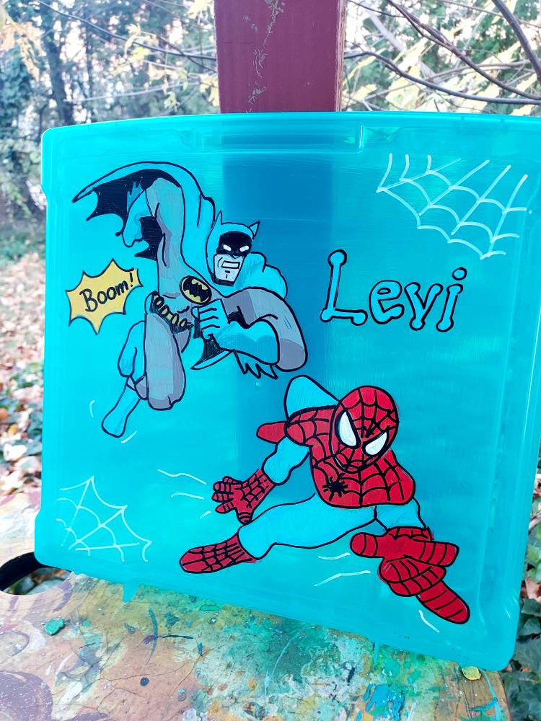 Art Supply Case Craft Art Activity Case Small Toy Box Art Etsy