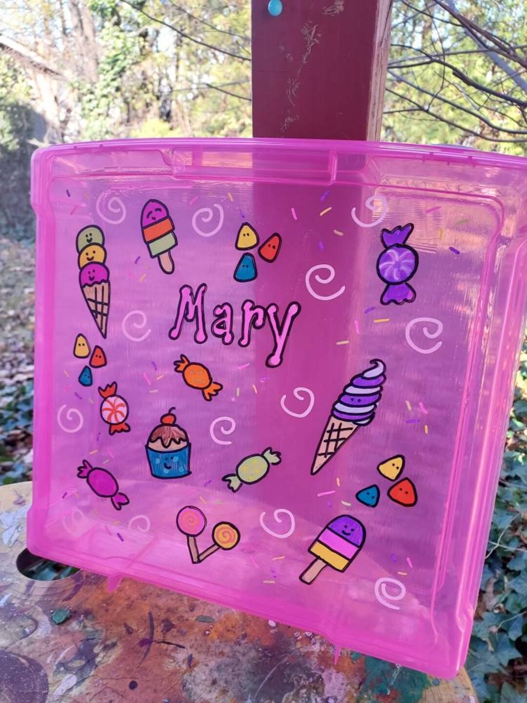 Art Supply Case, Craft Art Activity Case, Small Toy Box, Art Supply Box