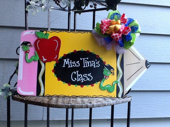 Teacher Door Sign Teacher Sign School Sign School Door Etsy