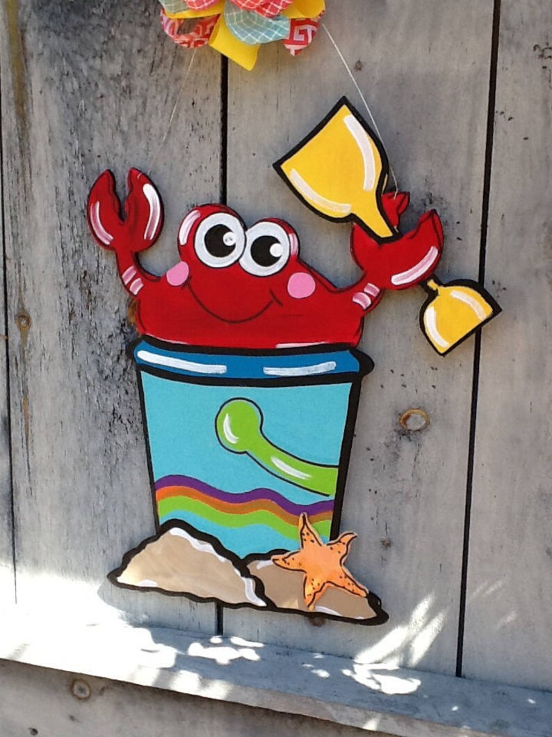 Crab door sign crab fest sign crab fest door sign Crab and | Etsy