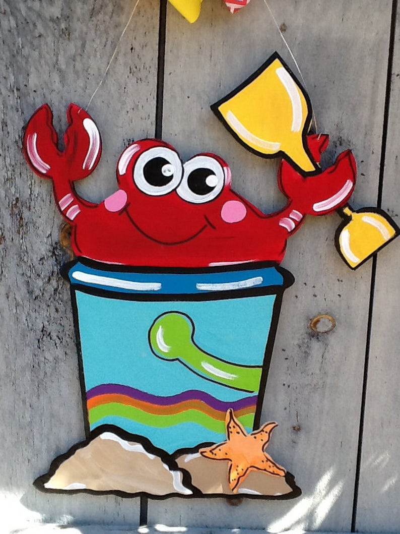 Crab door sign crab fest sign crab fest door sign Crab and | Etsy